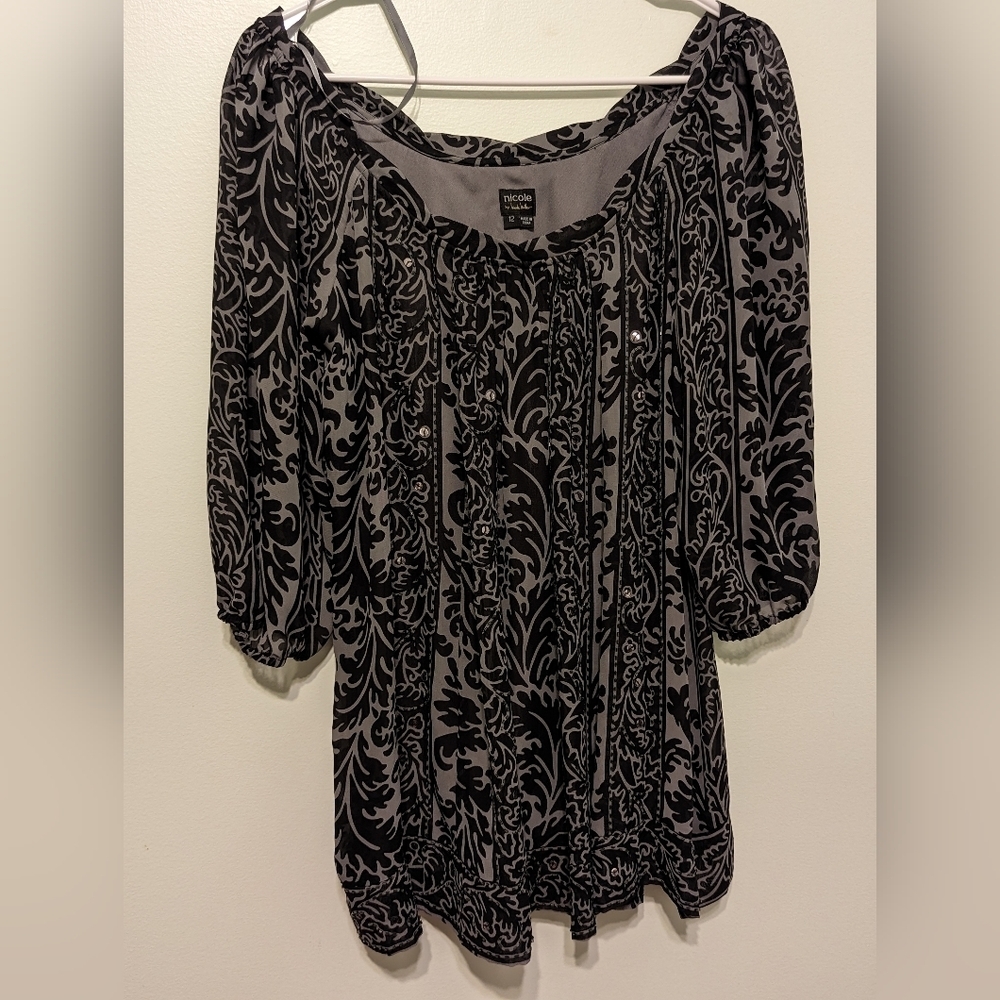 Nicole by Nicole Miller embelished blouse - Picture 3 of 6